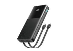 JOYROOM Power Bank JR-PBF19 Digital Display with Dual Cable Powerbank 10000mAh black - 18 Month Warranty