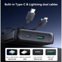 JOYROOM Power Bank JR-PBF19 Digital Display with Dual Cable Powerbank 10000mAh black - 18 Month Warranty