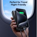 JOYROOM Power Bank JR-PBF19 Digital Display with Dual Cable Powerbank 10000mAh black - 18 Month Warranty