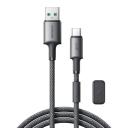 JOYROOM S-A50 3A 480Mbps Fast Charging Data Cable, USB-A to Type-C Cable 1.2m with Magnet Holder for Cable Management
