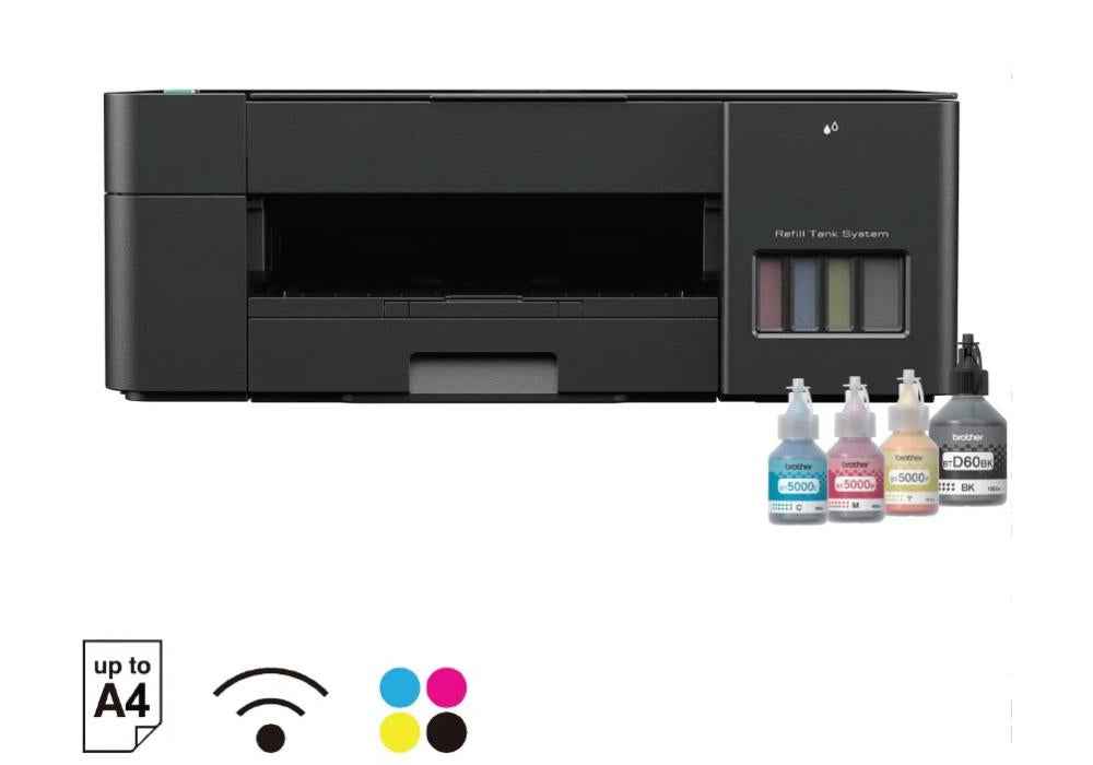 Brother Ink Tank Color DCP-T420W Printer 3in1 7500/5000 pages (black/colour) Wireless & Mobile Printing For Home Users