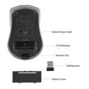 Mouse Wireless Arrow Customizable DPI settings up to 1600 DPI - Black