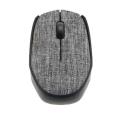 FELYBY Wireless Mouse Wireless 2.4G Soft Fabric G-218B - Black & Sliver