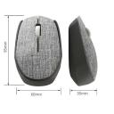 FELYBY Wireless Mouse Wireless 2.4G Soft Fabric G-218B - Black & Blue