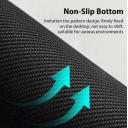 CompuMe Mouse Pad Mat with Non-Slip Size 21cm x 26cm Rubber Base for Computer Laptop