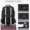 Medium Travel Backpack, Carry On Backpack, Flight Approved Fit Up to 17.3" Laptop - Black
