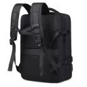 Backpack Large Capacity Expandable Backpack Multifunction USB Charging Business Bag For Laptop Up to 17.6" Luggage Bag - Black