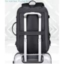 Backpack Large Capacity Expandable Backpack Multifunction USB Charging Business Bag For Laptop Up to 17.6" Luggage Bag - Gray