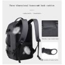 Backpack Large Capacity Expandable Backpack Multifunction USB Charging Business Bag For Laptop Up to 17.6" Luggage Bag - Gray