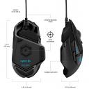 Logitech G502 HERO High Performance Wired Gaming Mouse 25K Sensor, 25,600 DPI, RGB, Adjustable Weights, On-Board Memory PC / Mac