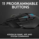 Logitech G502 HERO High Performance Wired Gaming Mouse 25K Sensor, 25,600 DPI, RGB, Adjustable Weights, On-Board Memory PC / Mac