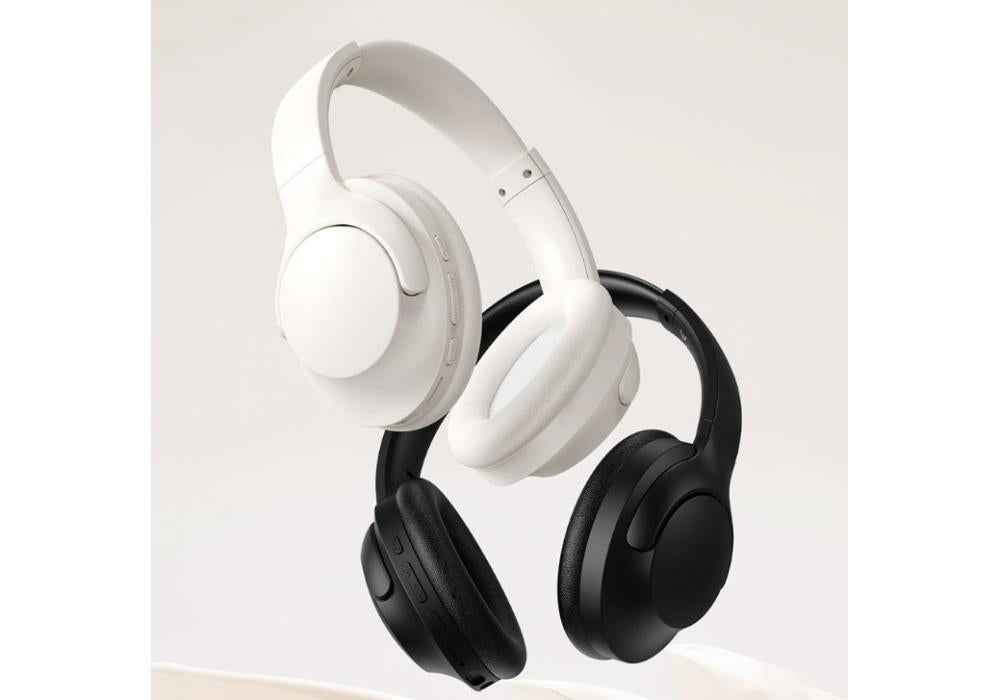 WIWU New Custom Noise Cancelling Wireless Headphone Stereo Foldable Headset - Black or White