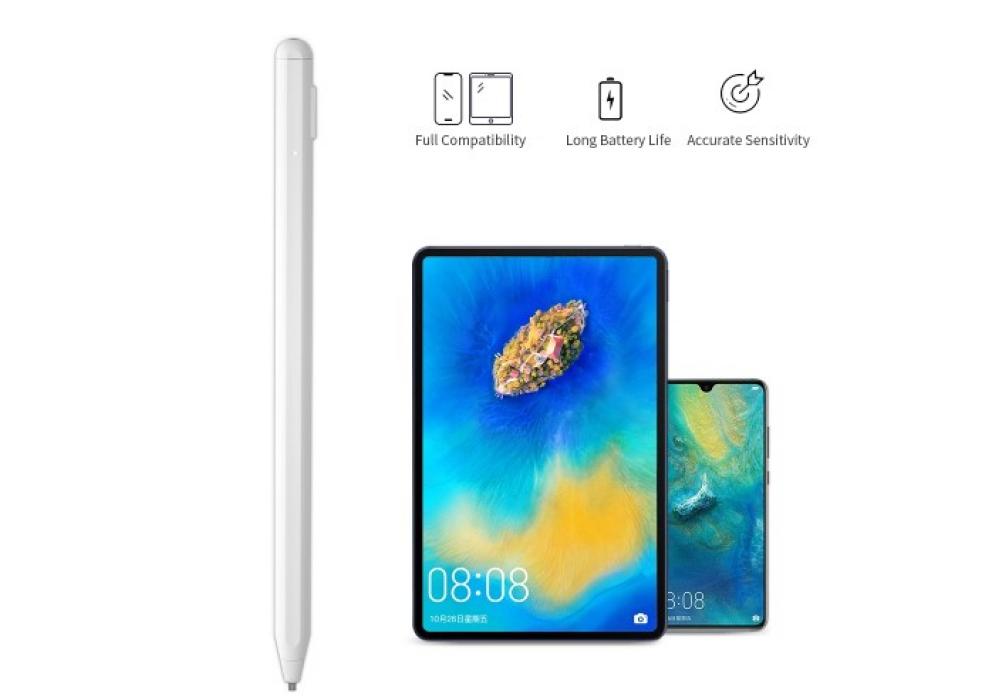 WIWU Pencil D Universal Stylus Pen for iOS&Android Touch Screens - White