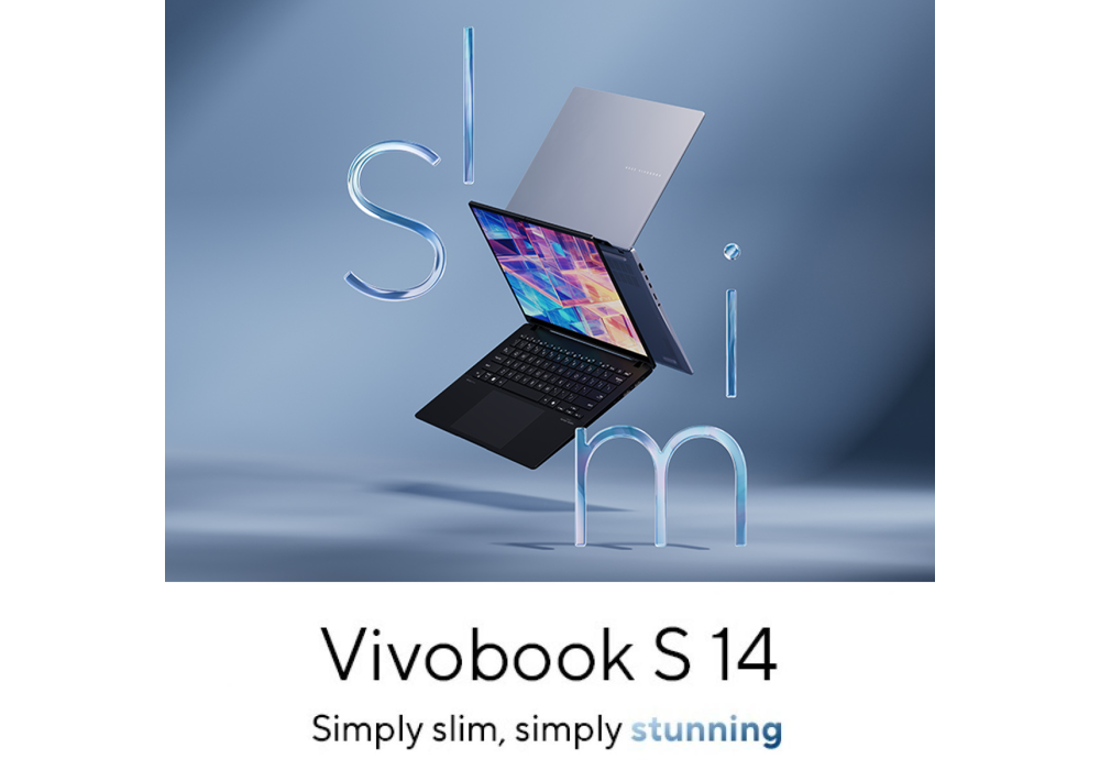 Laptop ASUS VivoBook S14 Super Light with Big Battery Core Ultra 7 256V Processor Intel® AI Boost 16GB LPDDR5X 1TB SSD 14" 3K OLED 120Hz - Neutral Black