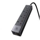 Mcdodo Surge Protection Power Strip with 6 Outputs Including 2 USB-C Ports,1 USB-A Port,& 3 AC Outlets USB-C port supports Max.30W fast charging for laptops, phones - 18 Months Warranty