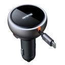 MCDODO CC4850 80W CAR CHARGER BUILT-IN 80CM RETRACTABLE CABLE - BLACK - 18 Months Warranty
