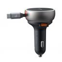 MCDODO CC4850 80W CAR CHARGER BUILT-IN 80CM RETRACTABLE CABLE - BLACK - 18 Months Warranty