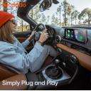 Mcdodo CA‑721 – Wireless CarPlay Adapter, Bluetooth 5.0 + Wi‑Fi, Type‑C to CarPlay Dongle, iPhone 7 & iOS 13+ Compatible, Aluminum Alloy Build - 18 Moths Warranty