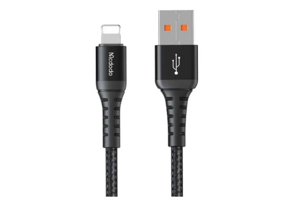 Mcdodo USB Lightning Data Charger Cable 18W 3M Fast Charging - Black - 18 Month Warranty
