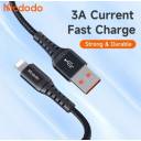 Mcdodo USB Lightning Data Charger Cable 18W 3M Fast Charging - Black - 18 Month Warranty
