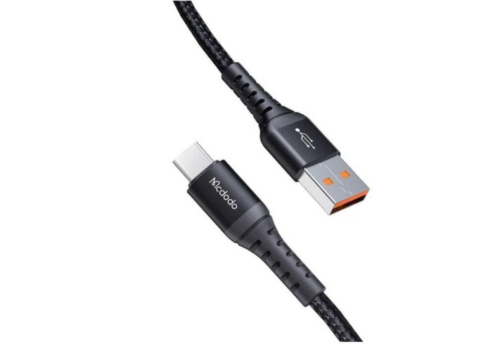 Mcdodo USB Type C 3M 27W Fast Charging Data Cable for Efficient Use - Black - 18 Month Warranty