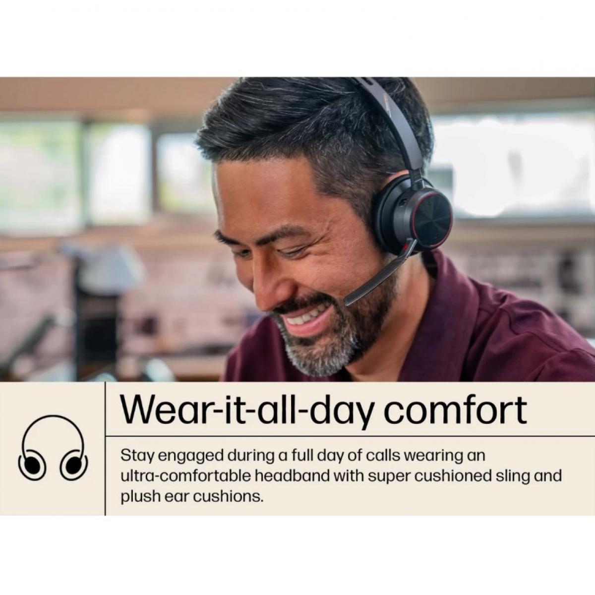 POLY Voyager Focus 2 UC, Microsoft, USB-A Headset POLY Voyager Focus 2 UC, Microsoft, USB-A Headset