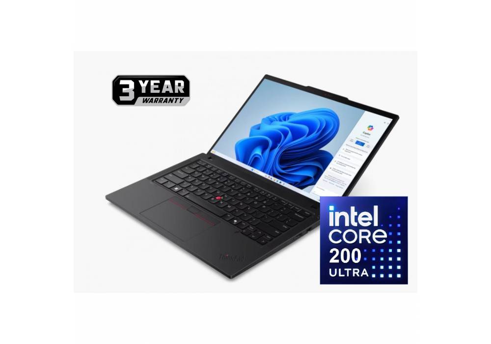 Laptop Lenovo ThinkPad T14 Gen 6, Intel Core Ultra 7 265U Up to 5.3GHz, 16GB DDR5, 1TB SSD, 14" FHD+ (1920x1200) IPS - 3 Years Warranty