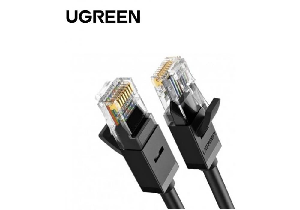 UGREEN 20159, Cat 6 U/UTP Lan Cable RJ45 Ethernet Patchcord, 1M (Black)
