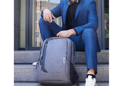 Lenovo 17" Laptop Urban Backpack B730, Fits Up to 17.3-Inch Laptops, Water-Repellent Material, Padded PC Compartment, Anti-Theft Pocket, On-The-Go Charging - Charcoal Grey