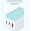 WiWU New arrive 65W USB Type C Super GaN Wall Charger Fast Charger USB USB C for iphone charger - 18 Month Warranty
