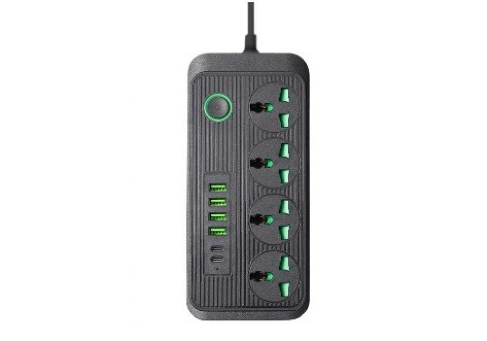 QVQ Power Socket 4.Universal 4USB+2Type-C