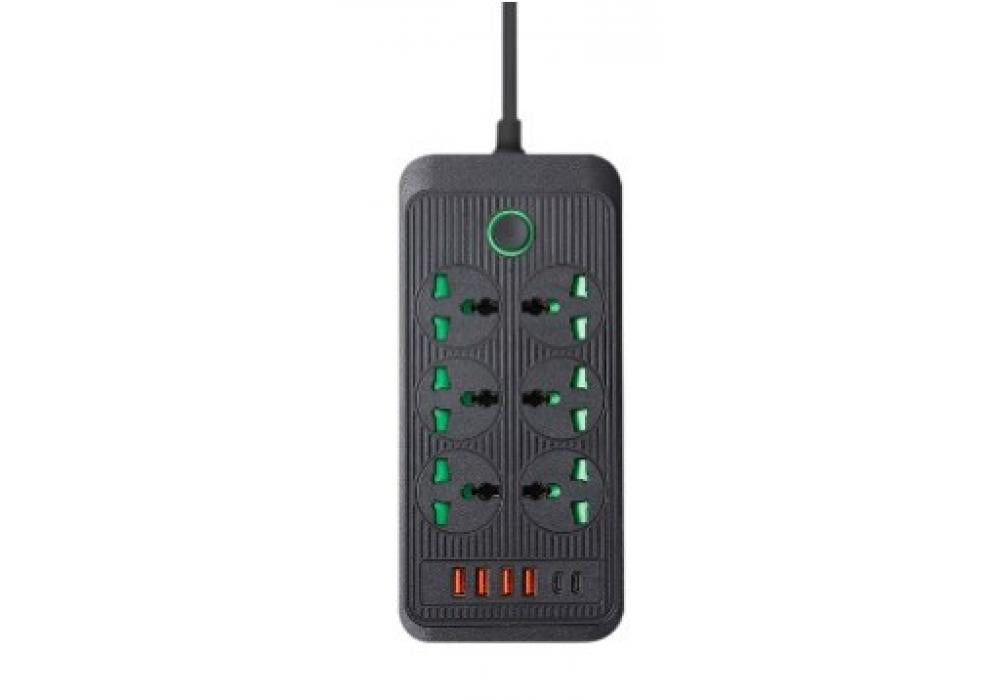 QVQ Power Socket 6.Universal 4USB+2Type-C