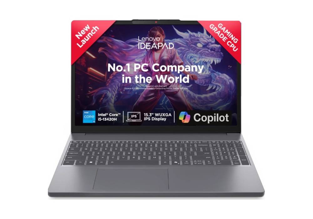 Lenovo IdeaPad Slim 3 Laptop, 13th Gen Intel Core i5-13420H 8-Cores High-Performance, 8GB DDR5, 512GB SSD, 15.3" IPS FHD+ Anti-glare Display, Luna Grey