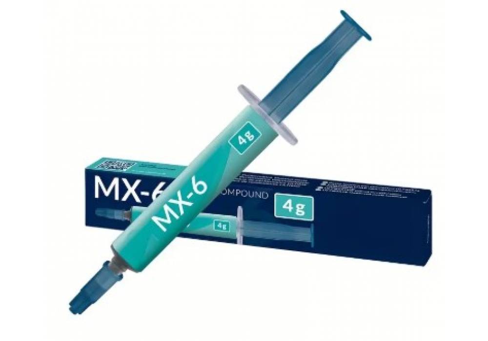 ARCTIC MX-6 (4 g) - Ultimate Performance Thermal Paste for CPU, Consoles, Graphics Cards, laptops, Very high Thermal Conductivity, Long Durability, Non-Conductive