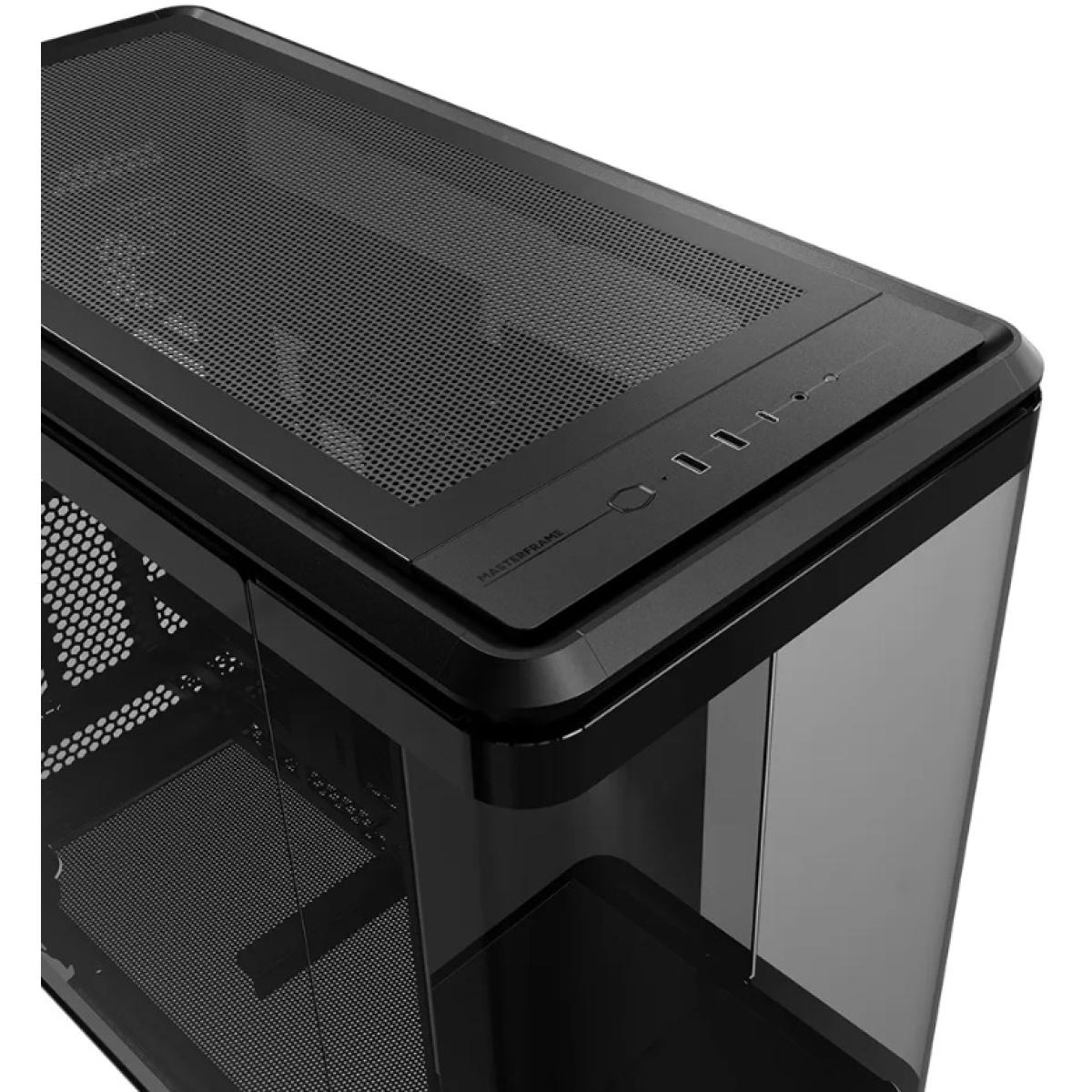 Cooler Master ARGB PC case for desktop computer builds and component installation
