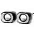 HP DHS-2111 Mini Box Wired 3.5 mm jack (audio), USB (power) Multimedia Speaker 2-Channel 6W Max Power