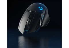 Logitech G502 Lightspeed Wireless Gaming Mouse with Hero 25K Sensor, PowerPlay Compatible, Tunable Weights and Lightsync RGB - Black