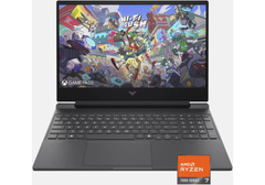 HP Victus 15-fb3093dx Gaming Laptop, 15.6" 144Hz FHD Display, AMD Ryzen 7 7445HS Upto 4.7GHz, 16GB RAM, 512GB SSD, NVIDIA GeForce RTX 4050, Backlit keys, Windows 11 Home - Mica Silver