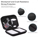 Pouch 2.5" External Hard Drive Case Semi Hard Shell - Black