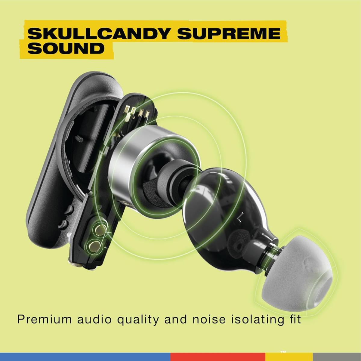 Skullcandy Smokin Buds Wireless Earbuds, headset