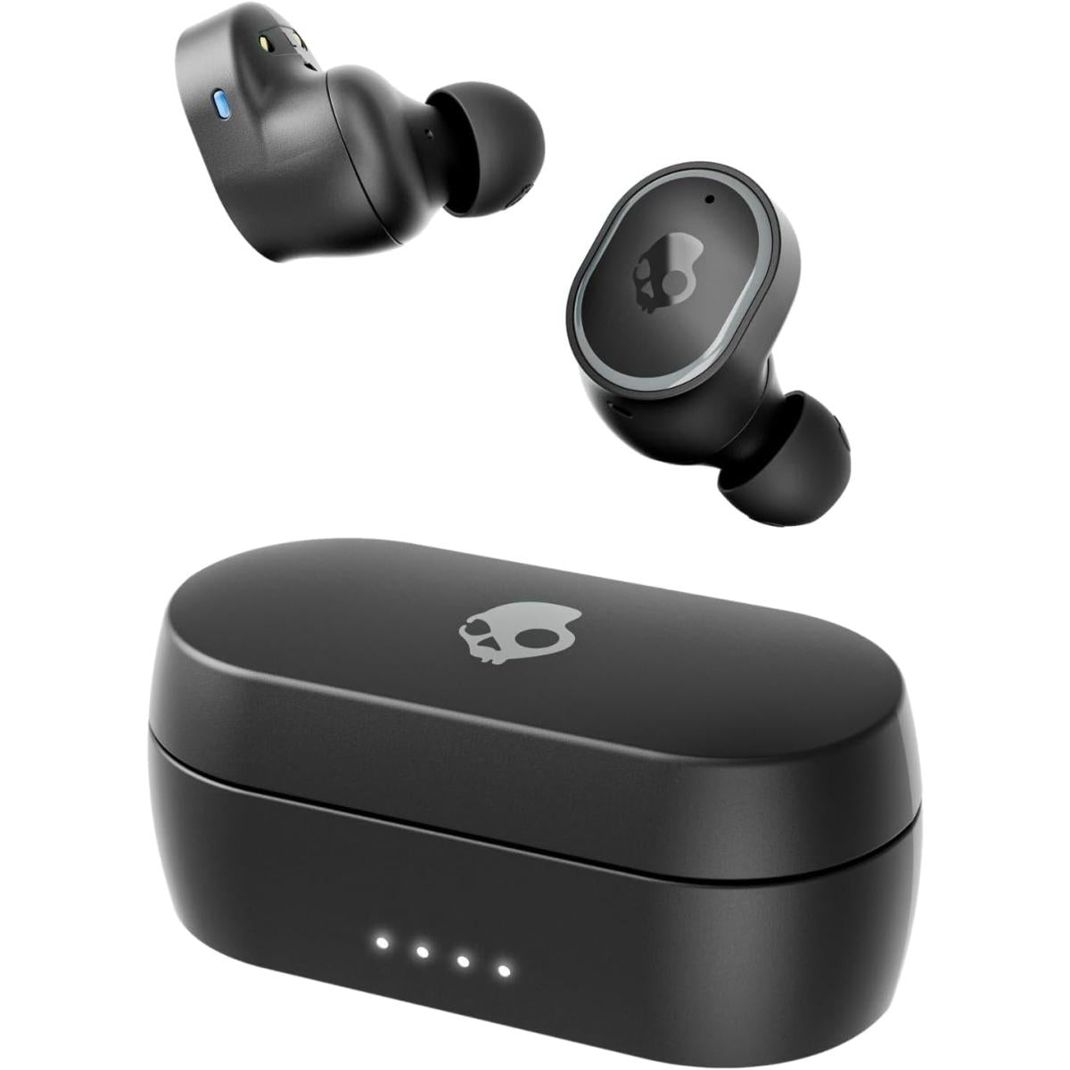 Skullcandy SESH ANC Wireless Earbuds, Bluetooth Headphones, Noise Cancelling, Up to 46 Hours Battery with Charging Case, Sweat and Water Resistant, Microphone for iPhone Android - True Black