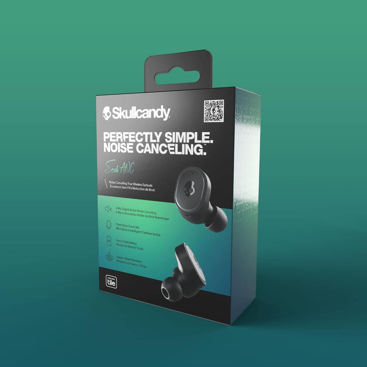Skullcandy Sesh Anc Wireless Earbuds, headset