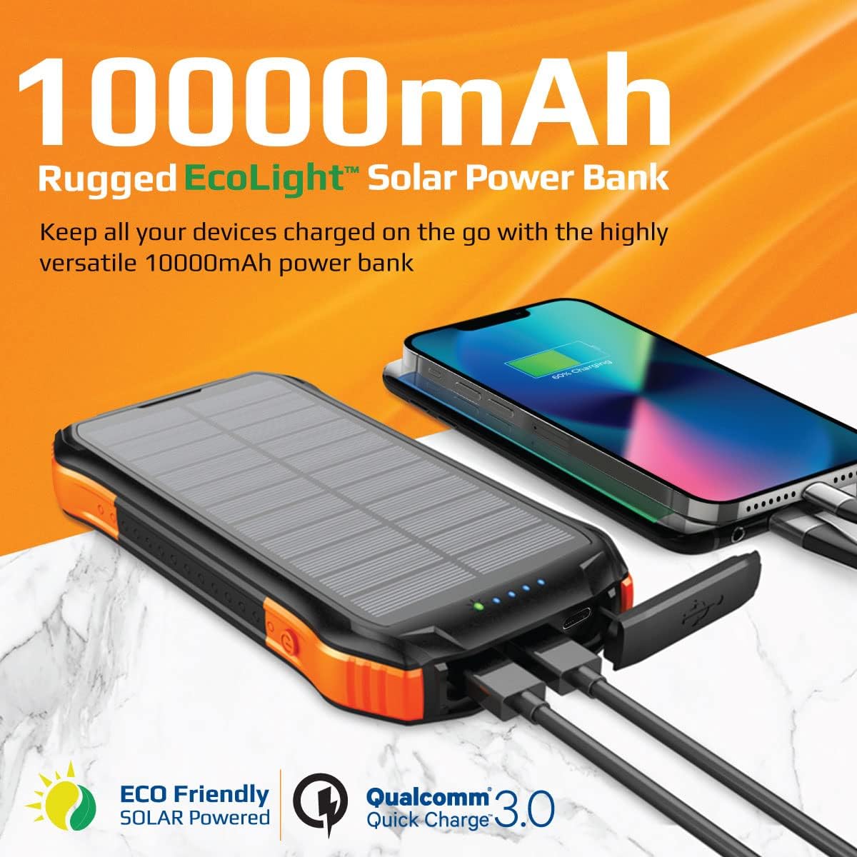Promate And 300lm power bank for device charging