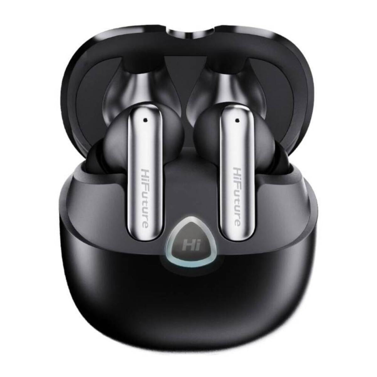 Hifuture Sonic Air Tws Earbuds, Enc For Calls, Bluetooth 5.3, 25 Hours Playtime, Ipx5 Sweatproof, Powerful Bass Black Hifuture Sonic Air Tws Earbuds, Enc For Calls, Bluetooth 5.3, 25 Hours Playtime, Ipx5 Sweatproof, Powerful Bass Black