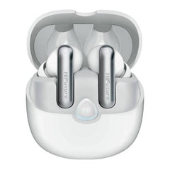 Hifuture Sonic Air Tws Earbuds, Enc For Calls, Bluetooth 5.3, 25 Hours Playtime, Ipx5 Sweatproof, Powerful Bass White
