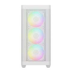 GAMDIAS ATHENA M3 ARGB MID TOWER GAMING CASE - WHITE