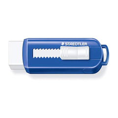 Staedtler Eraser With Sliding Plastic Sleeve White