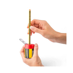 Staedtler Plastic Tub With Metal Sharpener Noris Design, Red cap