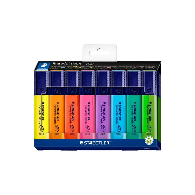 Staedtler Textsurfer Classic 364 Highlighter, Set of 8