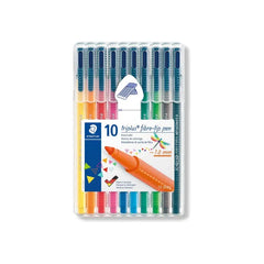 Staedtler Triplus Colour Fibre-Tip Pens Pack of 10